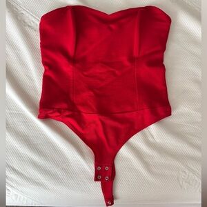 Dynamite Vibrant Red Bodysuit